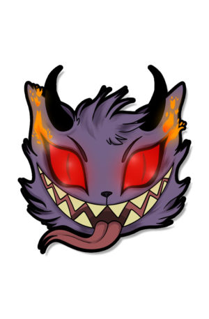 <i>Sticker</i><br>Devil Cat