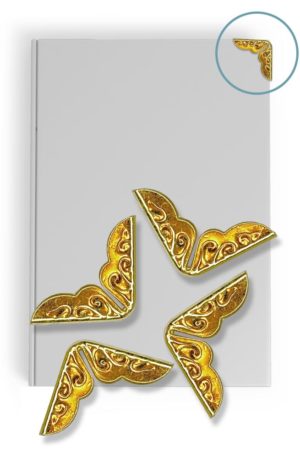 <i>Buchecken<br>(4 Stck.)</i><br>Gold