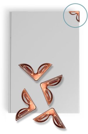 <i>Buchecken<br>(4 Stck.)</i><br>Bogen