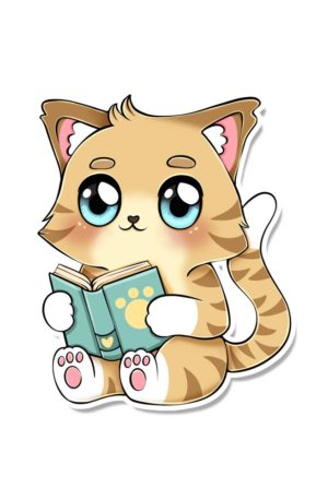 <i>Sticker</i><br>Book Cat