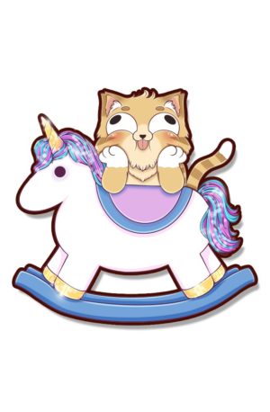 <i>Sticker</i><br>UnicornDerp Cat