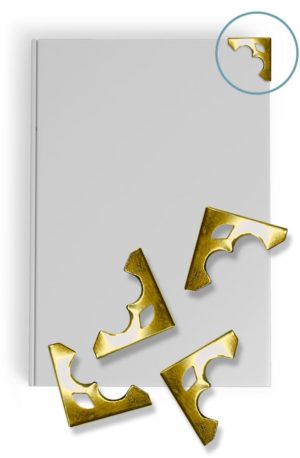 <i>Buchecken<br>(4 Stck.)</i><br>Doppelbogen