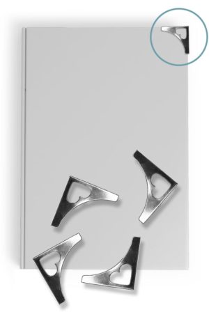 <i>Buchecken<br>(4 Stck.)</i><br>Herz