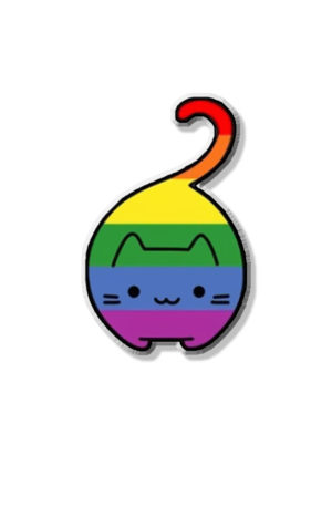 <i>Anstecker</i><br>Cat "Queer"
