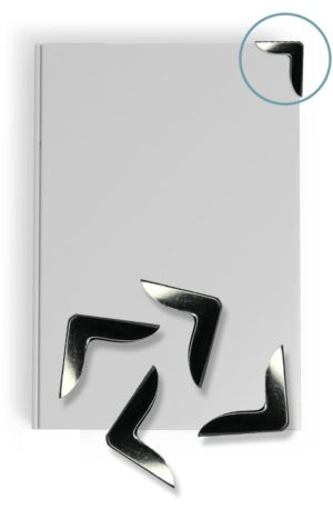 <i>Buchecken<br>(4 Stck.)</i><br>Schlicht